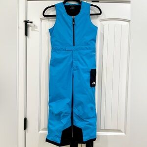 Worn Once! The North Face Insulated Bib Snow Overalls! Size 6! Excellent.